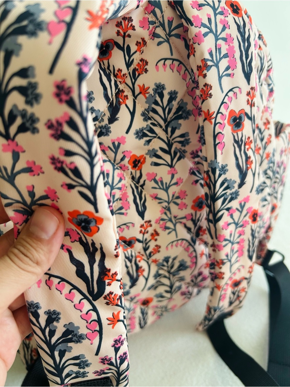Cath Kidston Pink Floral Backpack - Picture 3 of 8